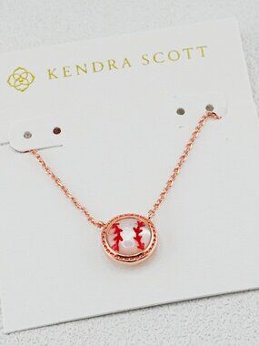 Kendra Scott Baseball Tennis Necklace